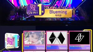 인기가요 아이유, 엑소·마마무 꺾고 트리플크라운…박진영·스트레이 키즈 컴백 (종합)